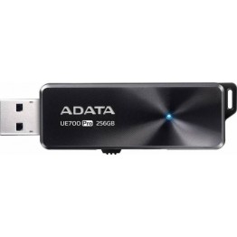 Stick memorie USB AData UE700 Pro, 256 GB, USB 3.2, Carcasa metal, Negru